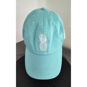Ron John Surf Shop Embroidered White Pineapple Clear Water Beach Adjustable Hat